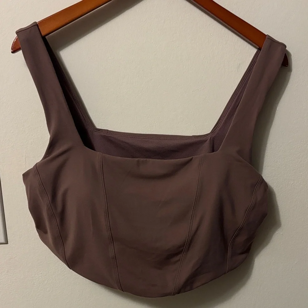 All in Motion Mauve Sleeveless Top